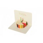 Miniso 3D Birthday Cake Greeting Card