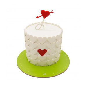 کیک قلب عاشق